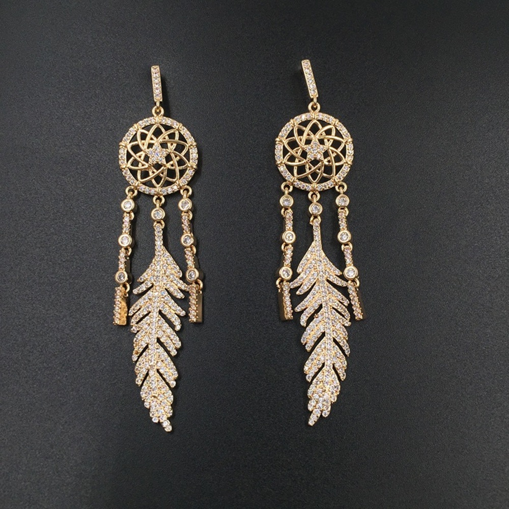 Dream catcher earrings